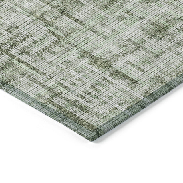 Addison Chantille ACN2130 Stripes Machine Made Transitional Green Rug