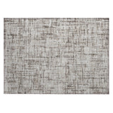 Addison Chantille ACN2130 Stripes Machine Made Transitional Taupe Rug