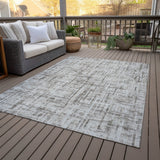 Addison Chantille ACN2130 Stripes Machine Made Transitional Taupe Rug