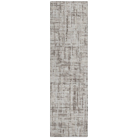 Addison Chantille ACN2130 Stripes Machine Made Transitional Taupe Rug