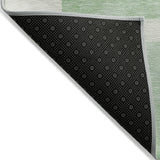 Addison Chantille ACN2131 Geometric Machine Made Transitional Green Rug