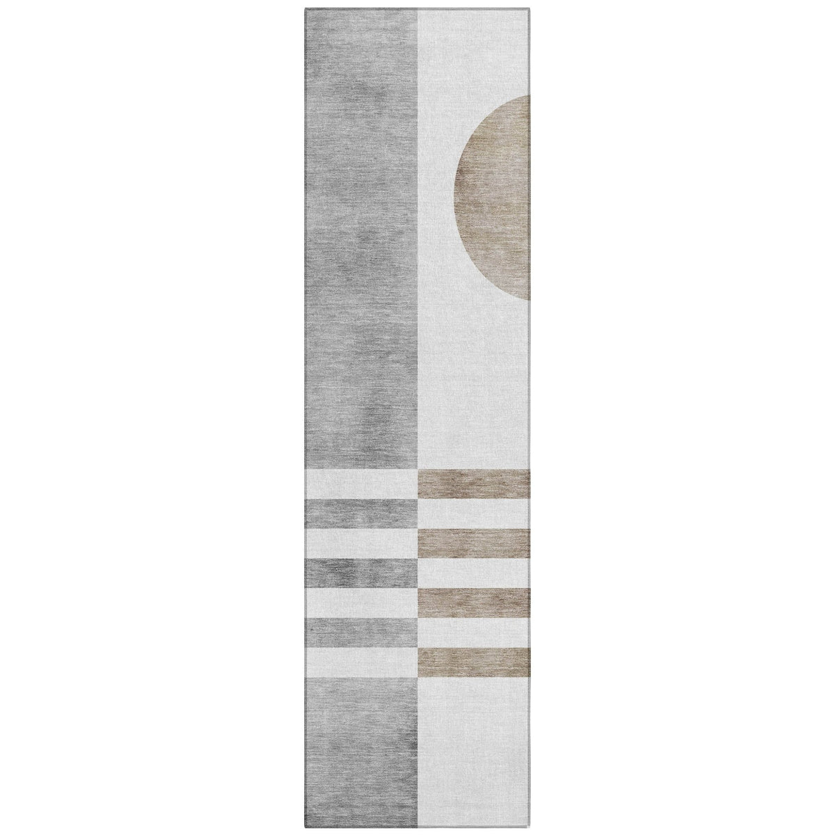 Addison Chantille ACN2131 Geometric Machine Made Transitional Ivory Rug