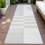 Addison Chantille ACN2131 Geometric Machine Made Transitional Linen Rug