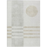 Addison Chantille ACN2131 Geometric Machine Made Transitional Linen Rug