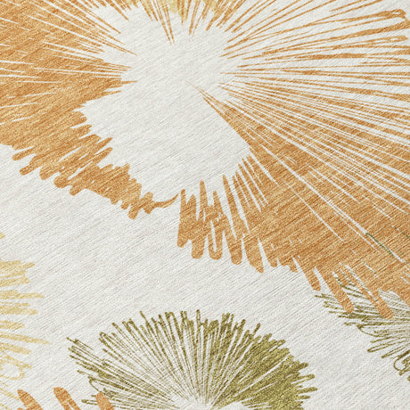 Addison Chantille ACN2132 Floral Machine Made Transitional Coral Rug