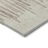 Addison Chantille ACN2135 Stripes Machine Made Transitional Brown Rug