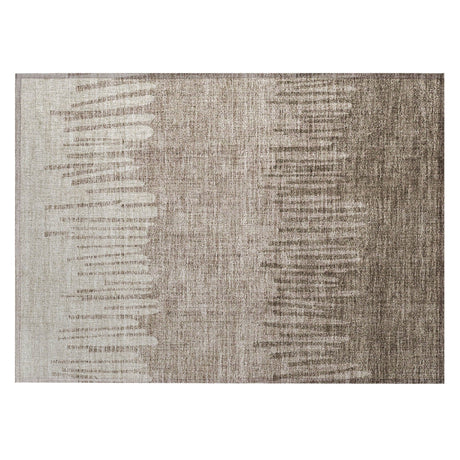 Addison Chantille ACN2135 Stripes Machine Made Transitional Brown Rug