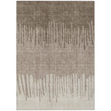 Addison Chantille ACN2135 Stripes Machine Made Transitional Brown Rug
