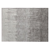 Addison Chantille ACN2135 Stripes Machine Made Transitional Gray Rug