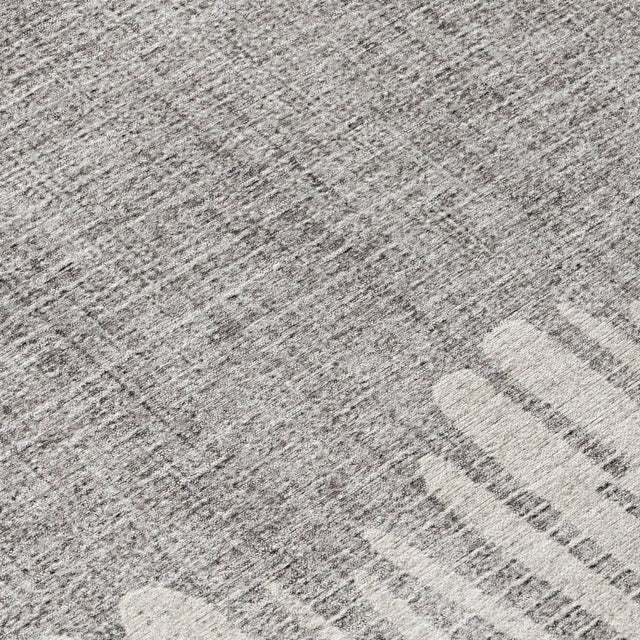 Addison Chantille ACN2135 Stripes Machine Made Transitional Gray Rug