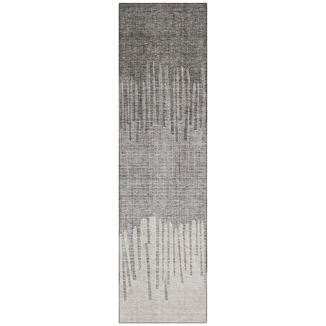 Addison Chantille ACN2135 Stripes Machine Made Transitional Gray Rug