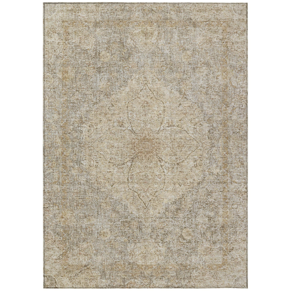 Addison Chantille ACN2136 Global Machine Made Traditional Beige Rug