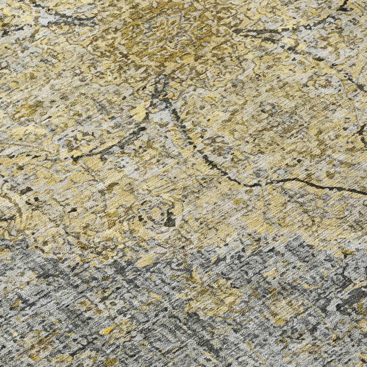 Addison Chantille ACN2136 Global Machine Made Traditional Pewter Rug