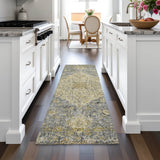 Addison Chantille ACN2136 Global Machine Made Traditional Pewter Rug