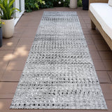 Addison Chantille ACN2137 Stripes Machine Made Transitional Gray Rug