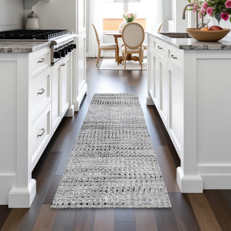 Addison Chantille ACN2137 Stripes Machine Made Transitional Gray Rug