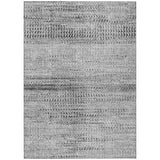 Addison Chantille ACN2137 Stripes Machine Made Transitional Gray Rug
