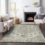 Addison Chantille ACN2138 Global Machine Made Traditional Beige Rug