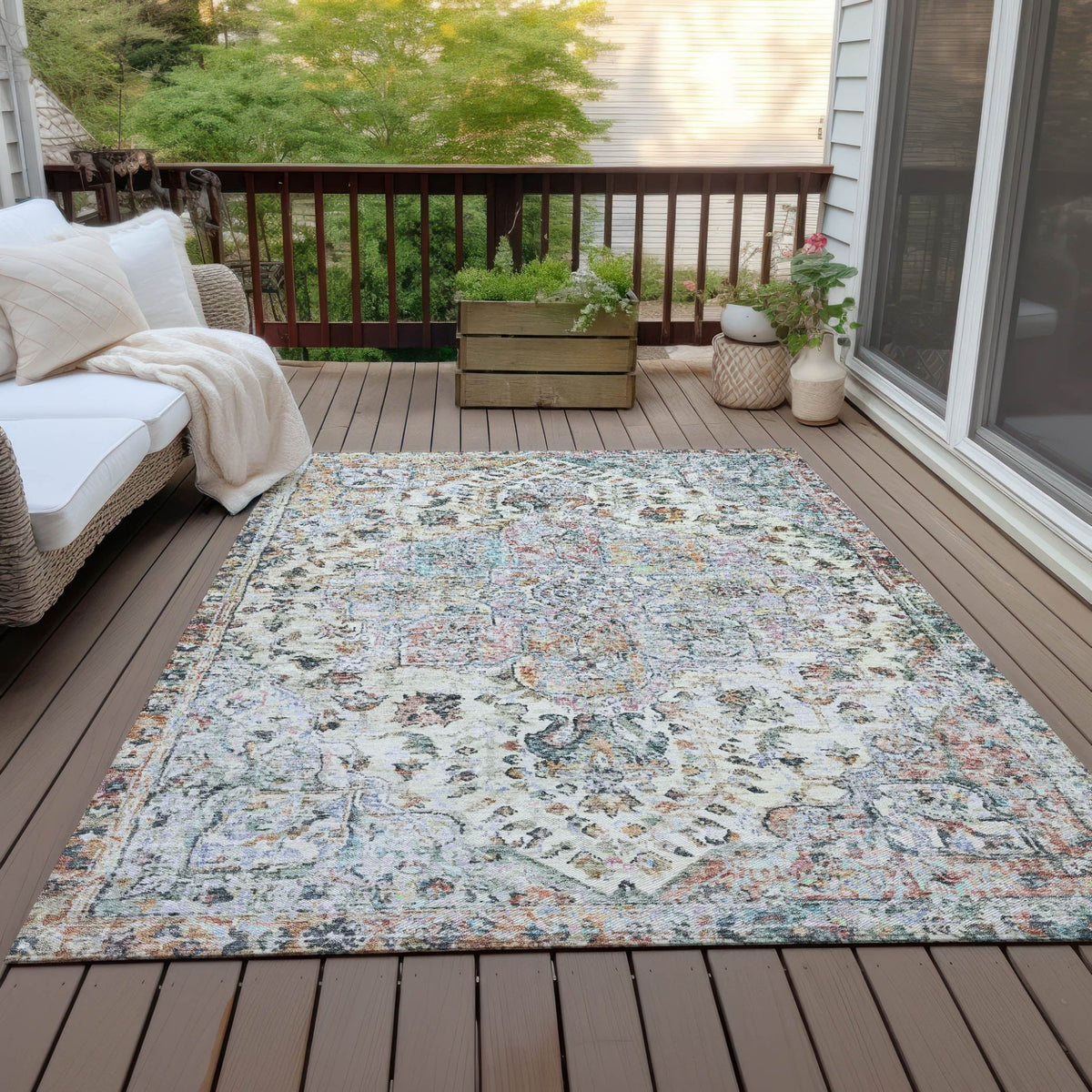 Addison Chantille ACN2138 Global Machine Made Traditional Sage Rug