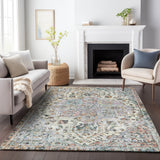 Addison Chantille ACN2138 Global Machine Made Traditional Sage Rug