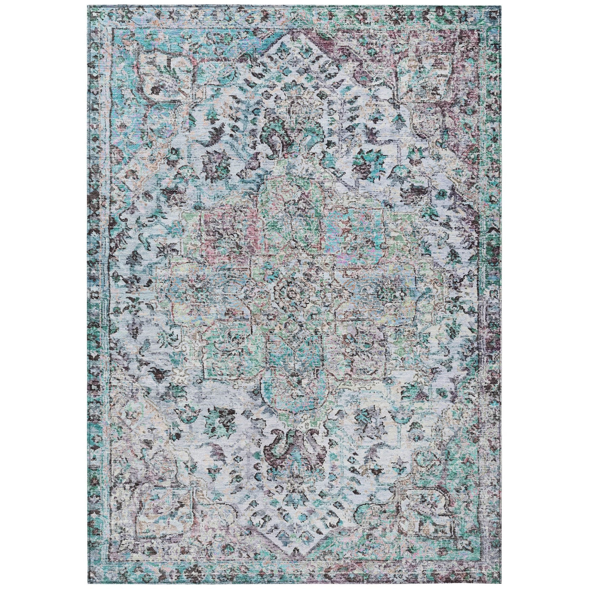 Addison Chantille ACN2138 Global Machine Made Traditional Sky Rug