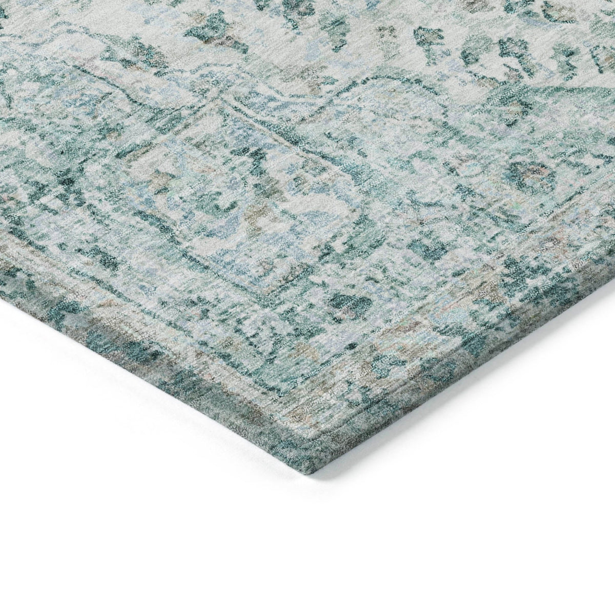 Addison Chantille ACN2138 Global Machine Made Traditional Teal Rug