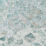 Addison Chantille ACN2138 Global Machine Made Traditional Teal Rug