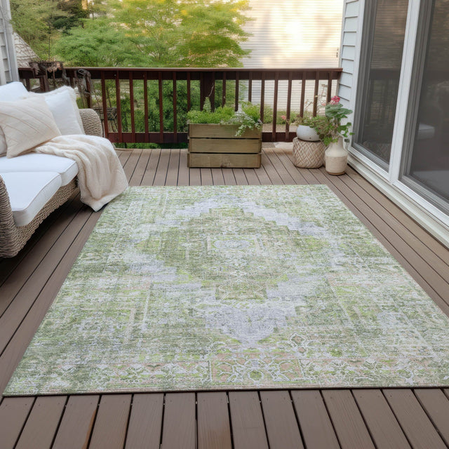 Addison Chantille ACN2140 Global Machine Made Traditional Aloe Rug