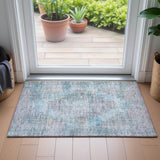 Addison Chantille ACN2140 Global Machine Made Traditional Blue Rug