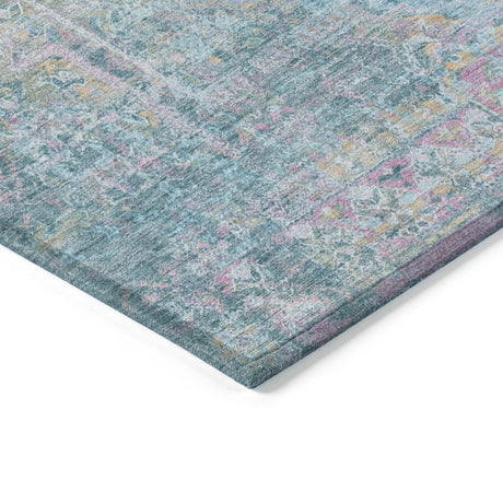 Addison Chantille ACN2140 Global Machine Made Traditional Blue Rug