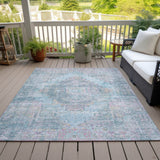 Addison Chantille ACN2140 Global Machine Made Traditional Blue Rug