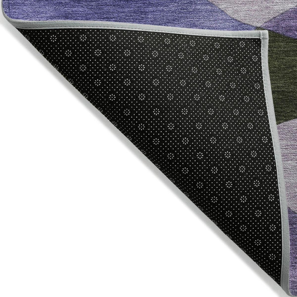 Addison Chantille ACN2141 Abstract Machine Made Transitional Purple Rug