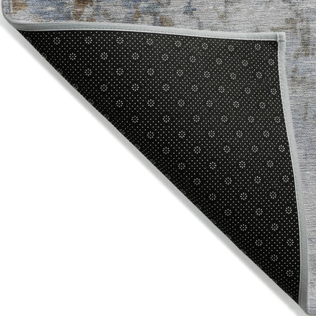 Addison Chantille ACN2142 Abstract Machine Made Transitional Chocolate Rug