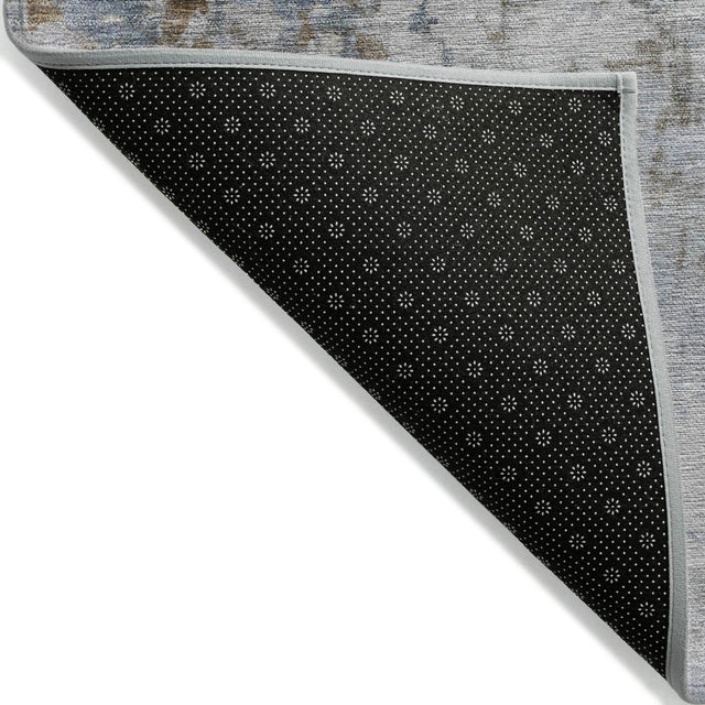 Addison Chantille ACN2142 Abstract Machine Made Transitional Chocolate Rug