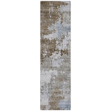 Addison Chantille ACN2142 Abstract Machine Made Transitional Chocolate Rug