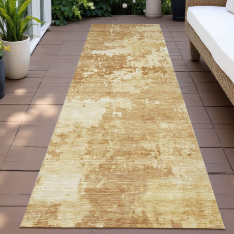 Addison Chantille ACN2142 Abstract Machine Made Transitional Copper Rug