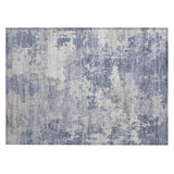 Addison Chantille ACN2142 Abstract Machine Made Transitional Denim Rug
