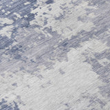 Addison Chantille ACN2142 Abstract Machine Made Transitional Denim Rug