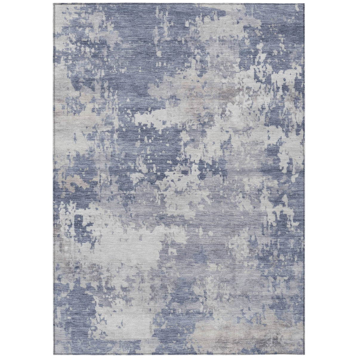 Addison Chantille ACN2142 Abstract Machine Made Transitional Denim Rug