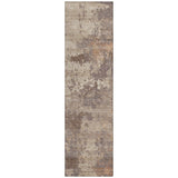 Addison Chantille ACN2143 Abstract Machine Made Transitional Brown Rug