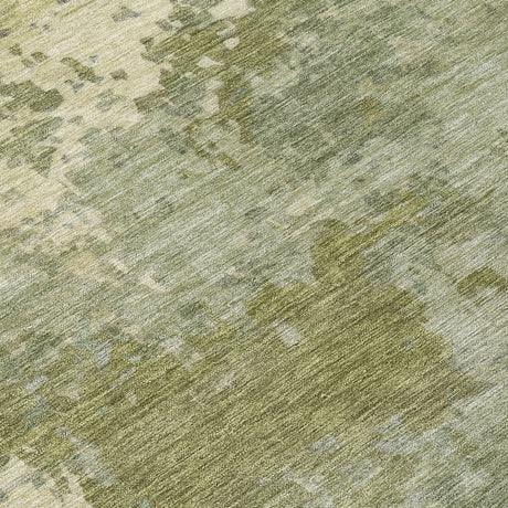 Addison Chantille ACN2143 Abstract Machine Made Transitional Green Rug