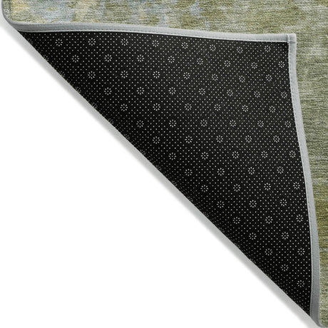Addison Chantille ACN2143 Abstract Machine Made Transitional Green Rug