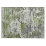 Addison Chantille ACN2144 Abstract Machine Made Transitional Olive Rug