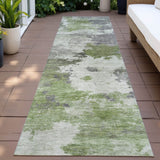 Addison Chantille ACN2144 Abstract Machine Made Transitional Olive Rug