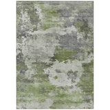 Addison Chantille ACN2144 Abstract Machine Made Transitional Olive Rug