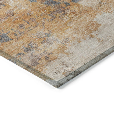 Addison Chantille ACN2144 Abstract Machine Made Transitional Paprika Rug