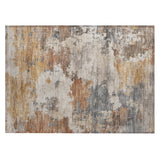Addison Chantille ACN2144 Abstract Machine Made Transitional Paprika Rug