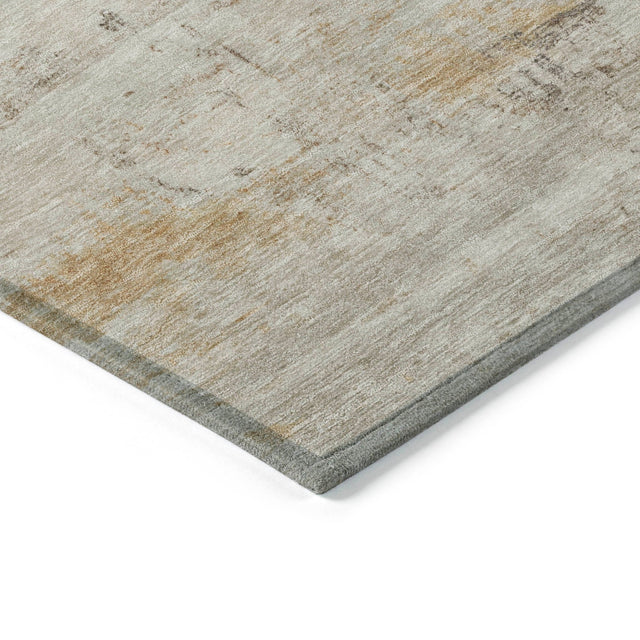 Addison Chantille ACN2145 Abstract Machine Made Transitional Putty Rug