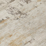 Addison Chantille ACN2145 Abstract Machine Made Transitional Putty Rug