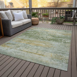 Addison Chantille ACN2146 Abstract Machine Made Transitional Aloe Rug